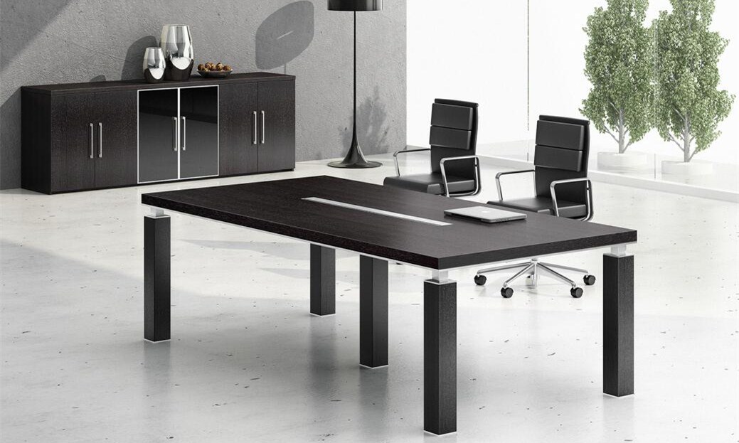 黑色会议桌